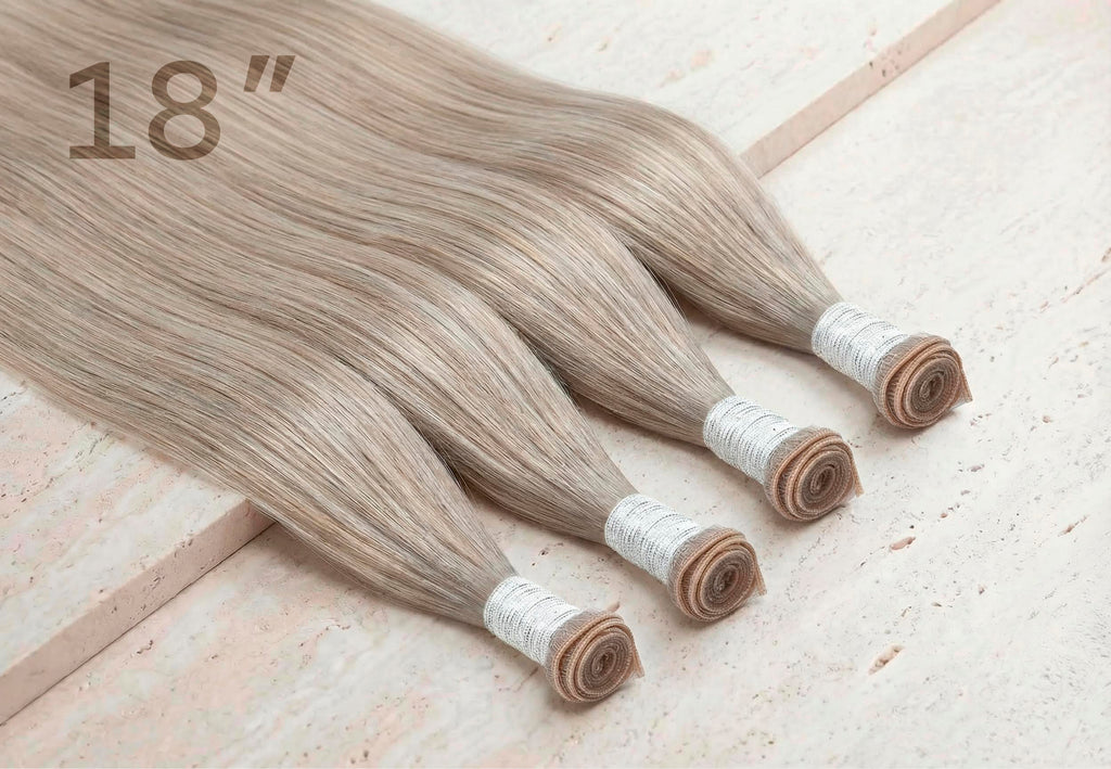 18" | Skinny Weft (40g) Natural Finish