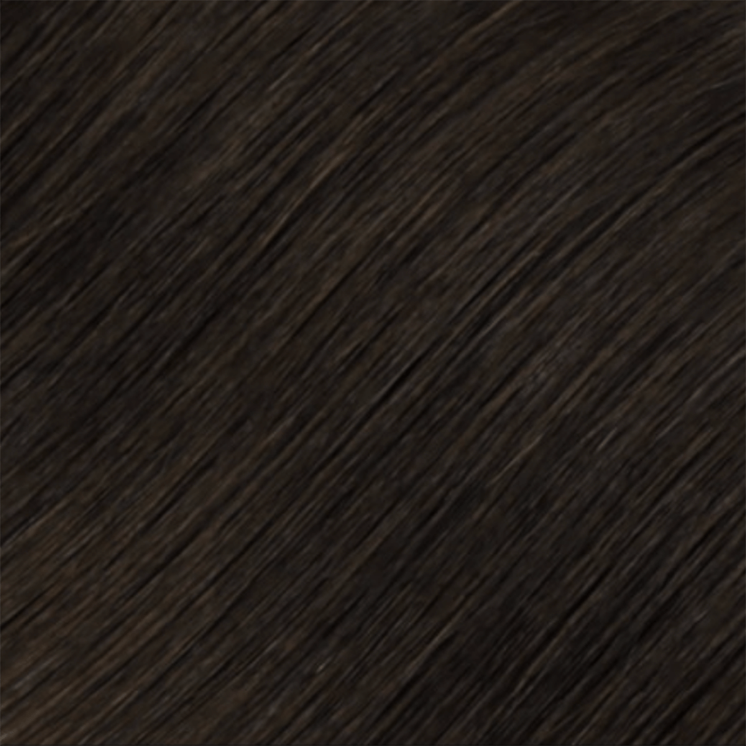 Shade 2 dark brown hair - I - Tip Natural Finish | 20